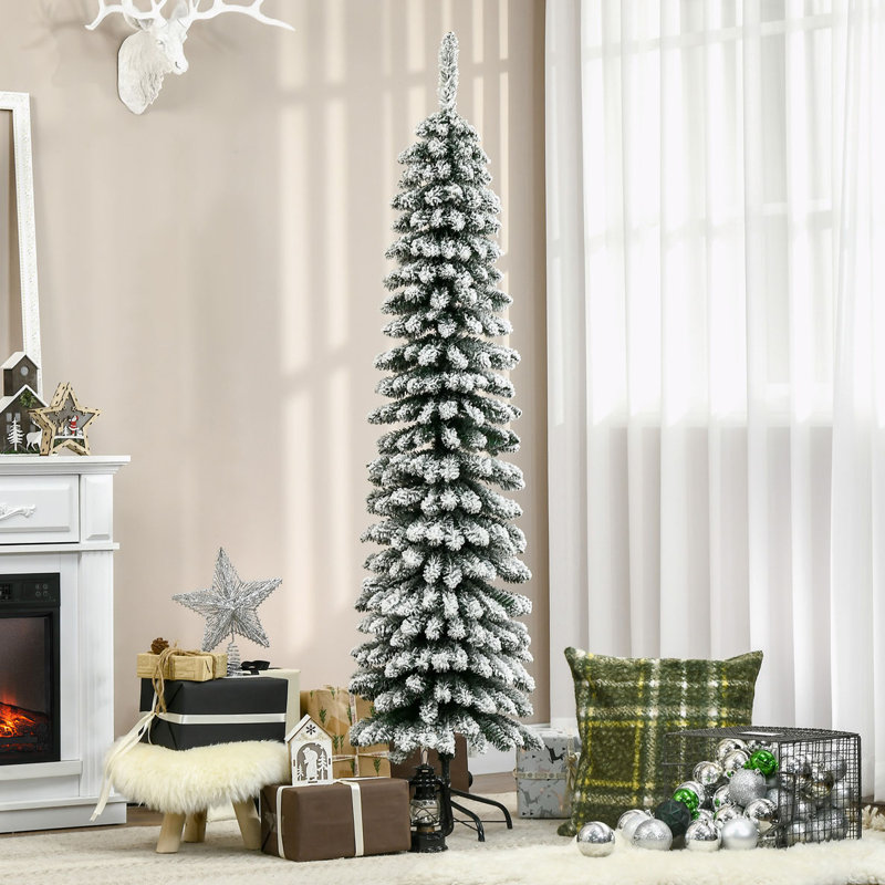 Arbre de Noël artificiel 6 pi avec 329 pointes enneigées