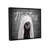 Me Time Pet Dog Bathroom Portrait Jet Black Framed Floating Canvas Wall Art by Adobe Stock-979243775-979243774