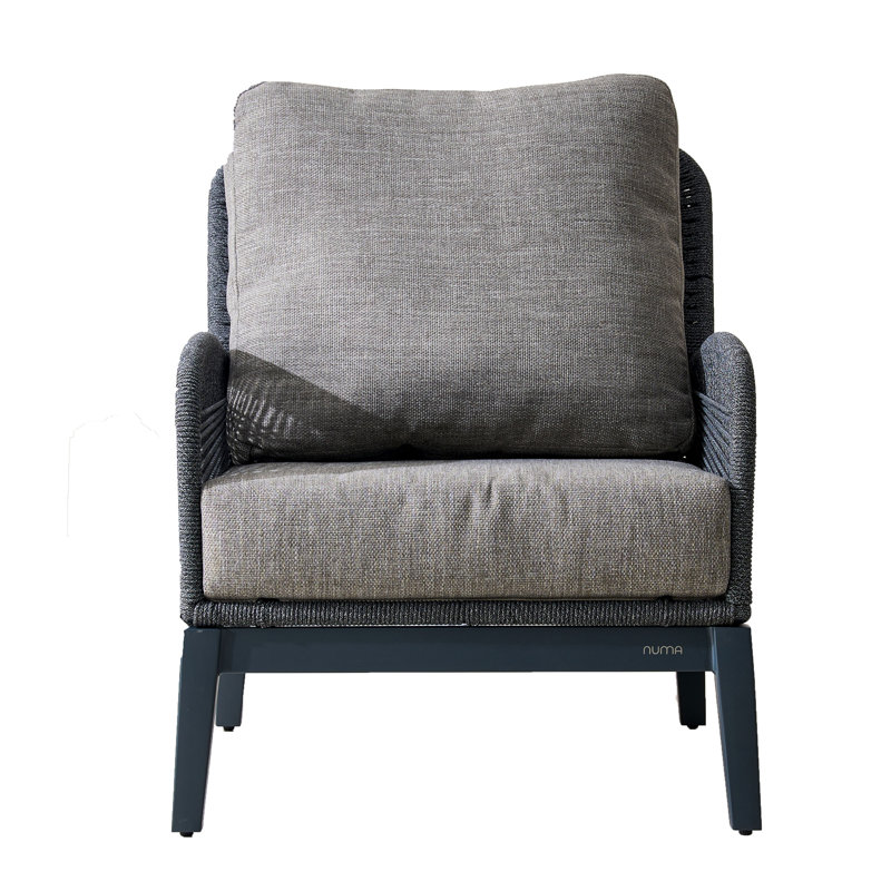 Outdoor Aluminum Lounge Chair With Cushions