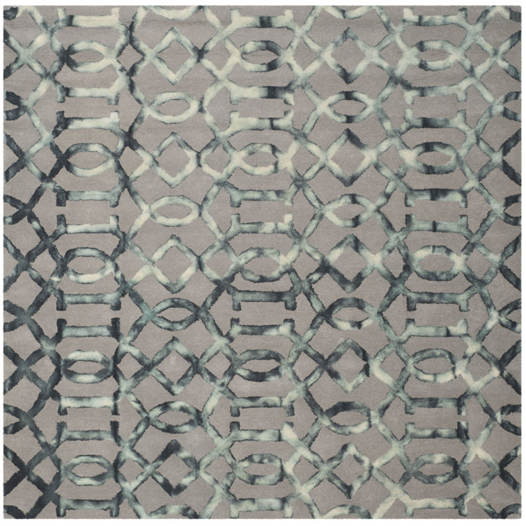 Budde Hand Tufted Wool Abstract Rug