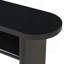 Élégante console minimaliste avec bords arrondis et tablette robuste-327182608
