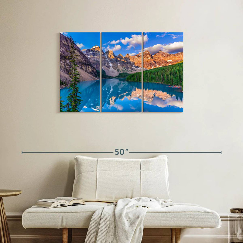 Alvord au lac Moraine, H 24 po x l 38 po