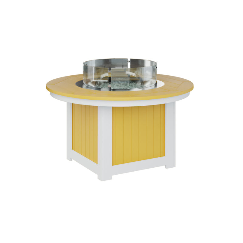 Foyer de table rond Berlin Gardens Donoma, Jaune soleil levant