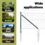Hexagon Fence Green Steel-346264883