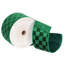 Vickerman 10yd Velvet Checkered Satin Back Ribbon.-1235772611-1235772621