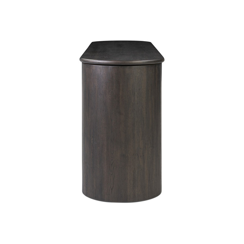 Farrow 79'' W Console Table, Smoked Black