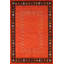 Tapis orange orange Gabbeh 5 x 8