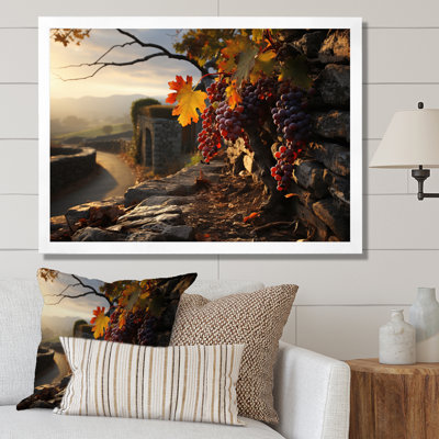 Vineyard Whispering Oaks sur impression sur toile