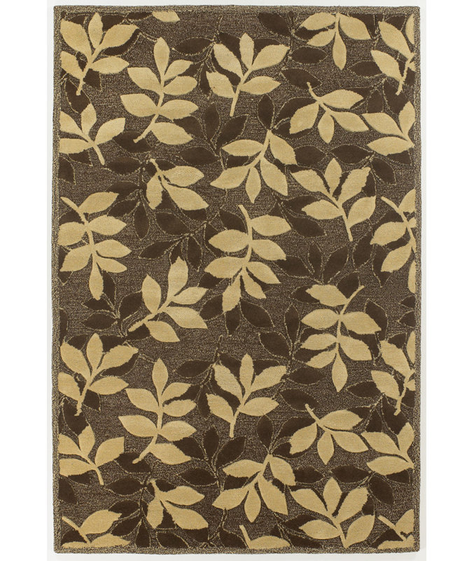 Medford Authentic Hand-Tufted Handmade Lime Green, Ivory & Black Contemporary Floral Wool Area Rug
