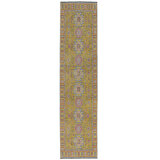 Laurel Sivas Machine Woven Polyester Area Rug in Yellow