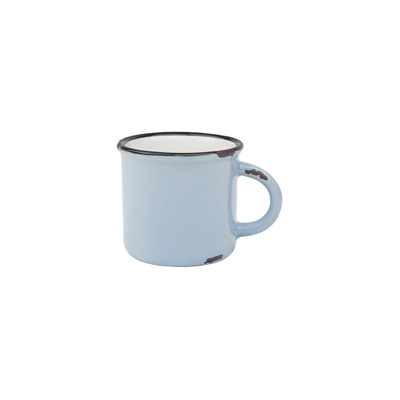 Tasse à espresso en grès 4 oz Canvas Home, Bleu cachemire