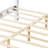 Bennett Mid-Century Modern Wooden Platform Bed With Headboard And Footboard-122810010-122810011