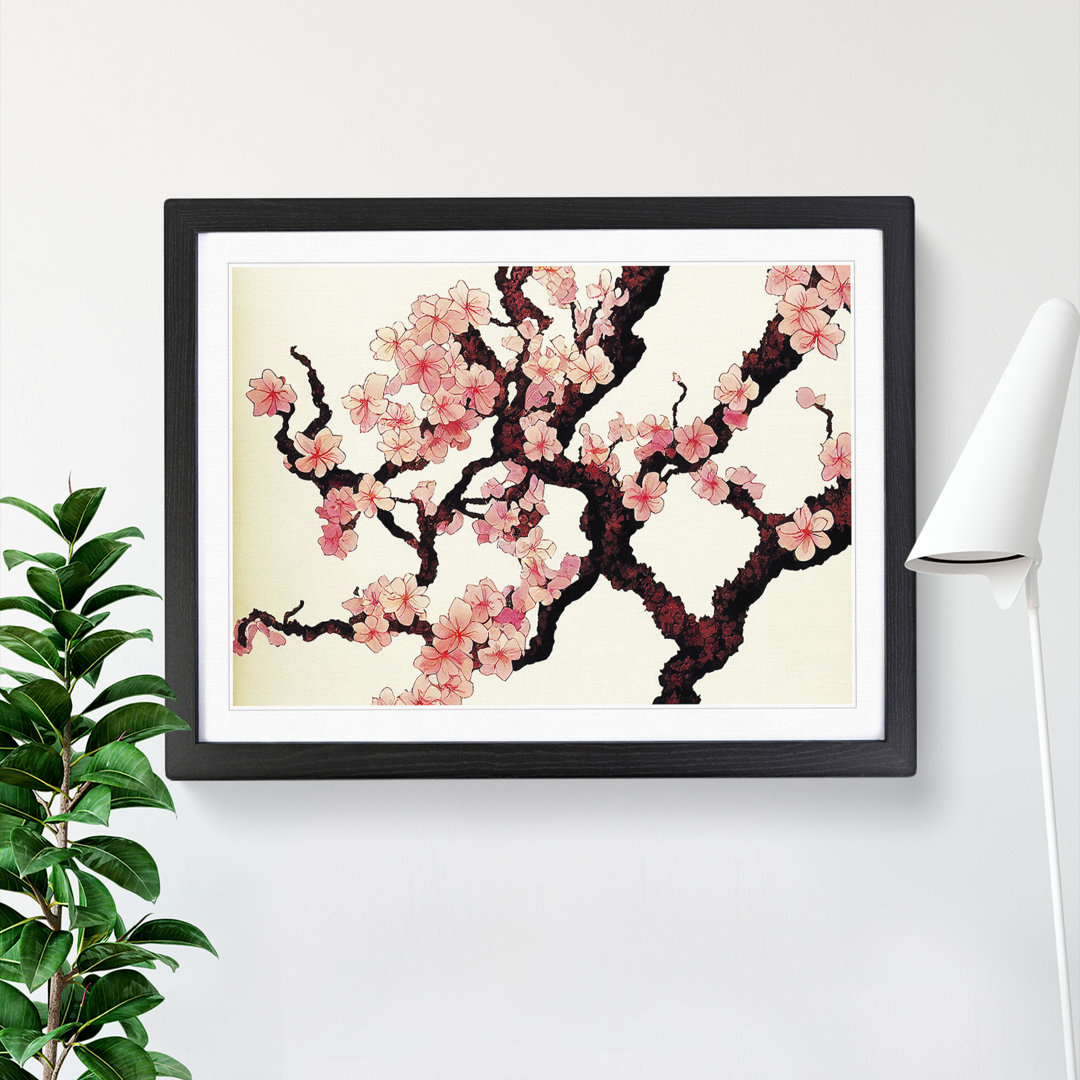 Inspirational Cherry Blossom Tree Flowers - Framed Print