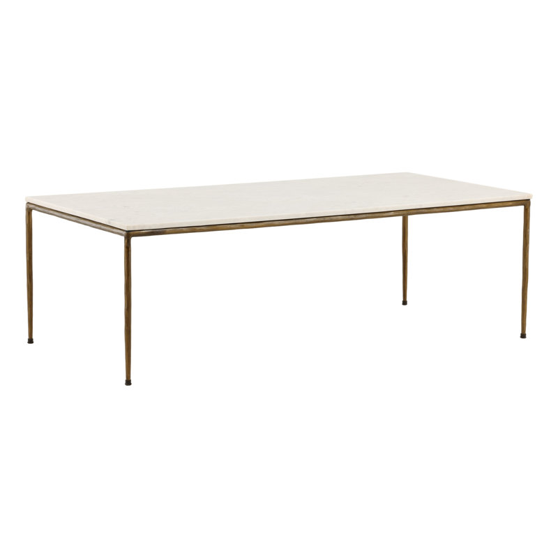 Dovetail Furniture Perugia Coffee Table White