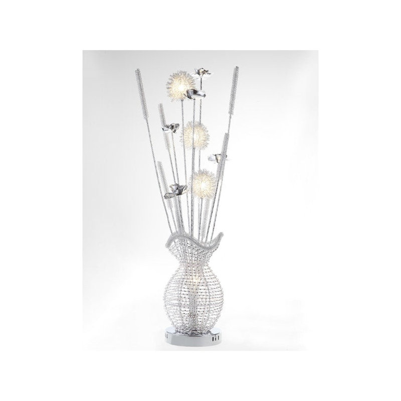 Lampe de table chromée 35,5 po Matson
