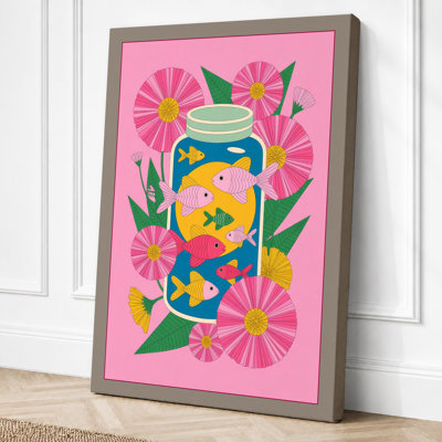 Cheerful Garden Friend Modern - Print