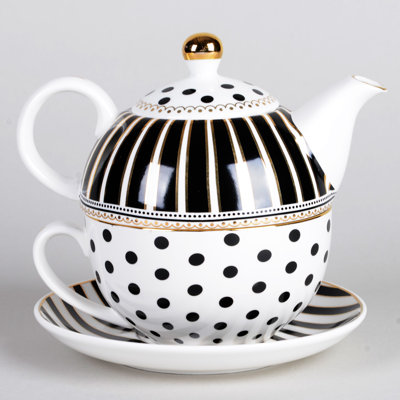Service à thé en porcelaine 3 pièces 