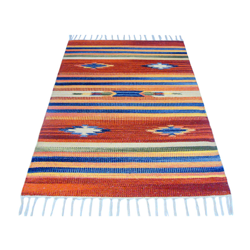 Southwestern Cotton Area Rug, Rectangle 60 x 90cm