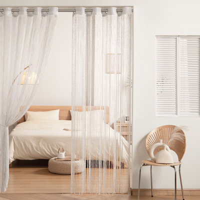 Night Sky Sheer Curtain Single Panel