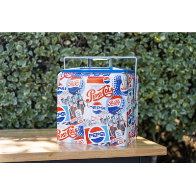 Pepsi 14-Quart Small Portable Cooler - Heritage Limited Edition