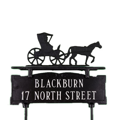2-Line Lawn Address Sign