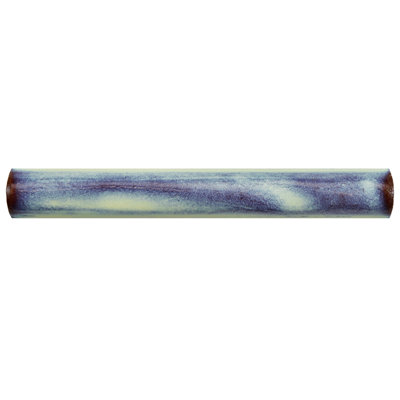 Antic Special 6" x 0.75" Glossy Ceramic Pencil Liner Tile Trim in Agua Marina