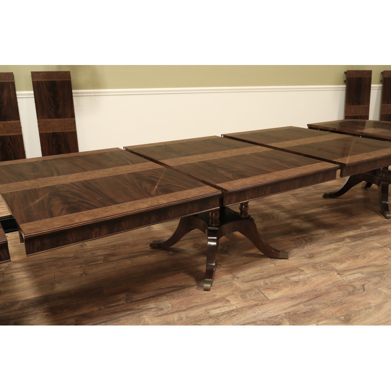 Oval Mahogany Wood Dining Table