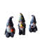 Ensemble de 3 figurines d'extérieur en résine fleurs gnomes printanières