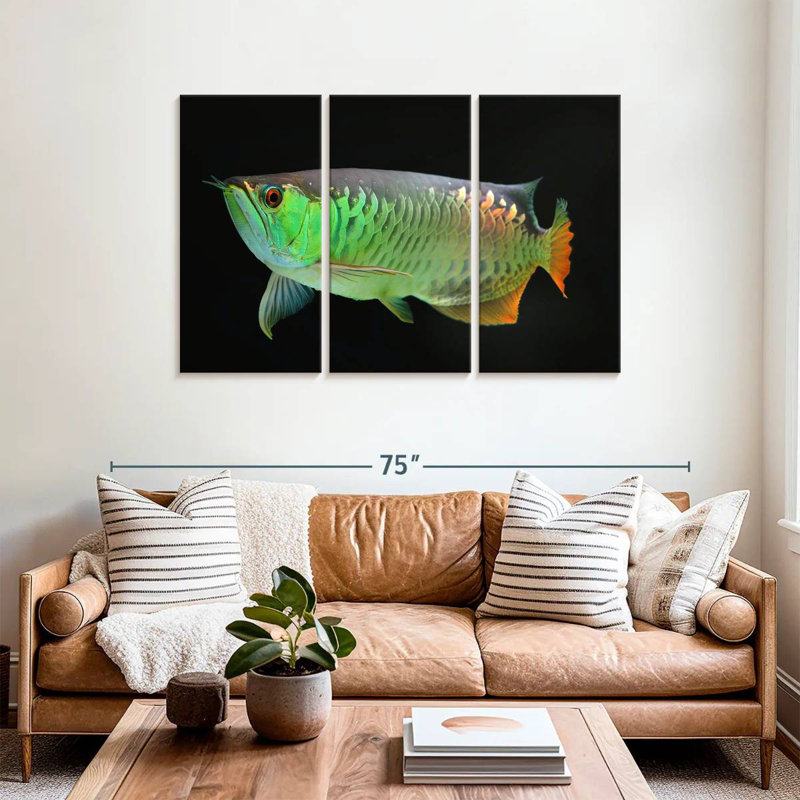 Arowana Fish, 36" H x 57" W