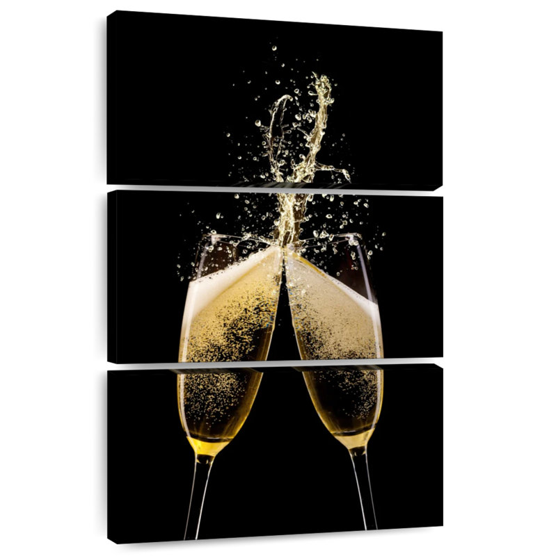 Yarlin Champagne Toast, 57" H x 36" W