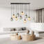 Cadesha 9 - Light Black Cluster Pendant-1108361596