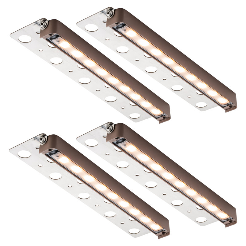 Matte Black Low Voltage Integrated LED Aluminum Step Light