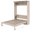 Lit escamotable contemporain avec DEL