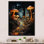 «Midnight Magic In Enchanted Mushroom Forest I», reproduction sur toile