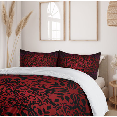 Eclectic Damask Duvet Cover Set