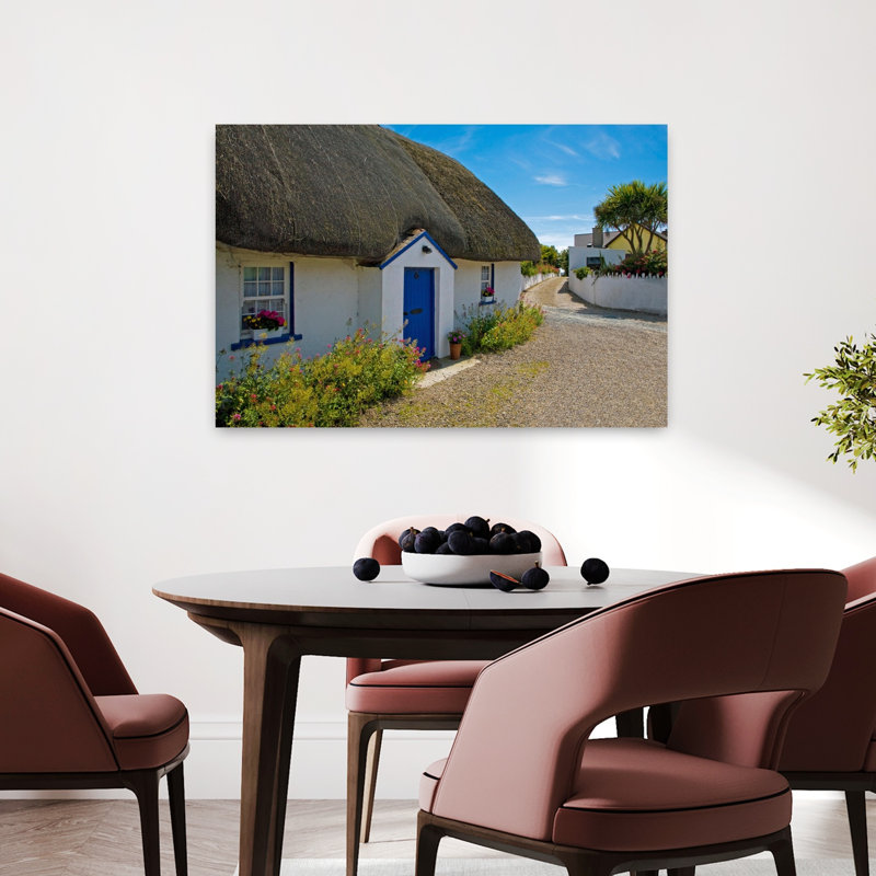Chaumière traditionnelle, comté de Kilmore, Wexford, Irlande, art traditionnel, H 24 po x l 36 po