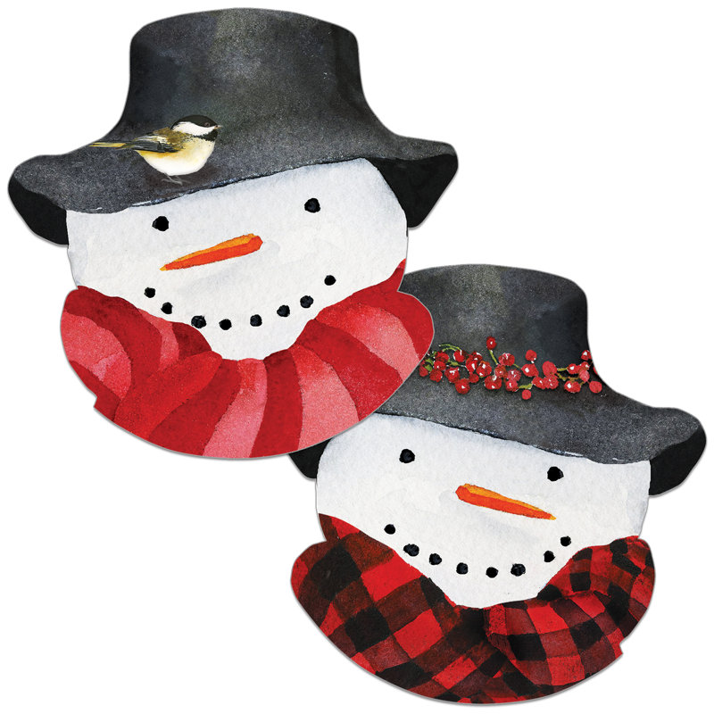 Ensemble de napperon 4 pièces Snowman