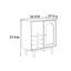 Armoire d'entrée moderne avec rangement simple-920419726