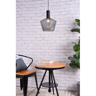 Celyn 1-Light Metal Lantern Pendant
