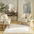 Pernell Ivory Beige Shag Indoor Rug-993032306