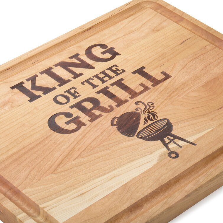 Poem Design Wood Cutting Board Poem Design Color: Walnut, Size: 15 W x 20 L, Customize: Yes