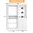 Closet System With Drawers, Shelves,Hanging Rods-2090392881