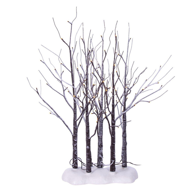 Vickerman LED Frosted Twig Collection 30'' Faux Tree in Freestanding