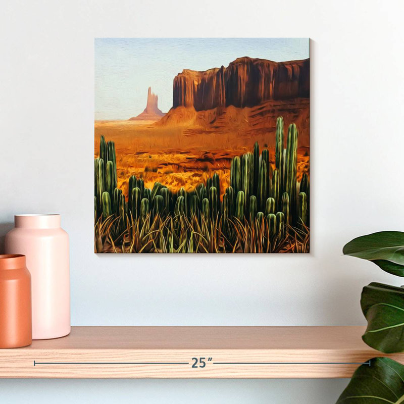 Alvord, désert de l'Arizona, H 16 po x l 16 po