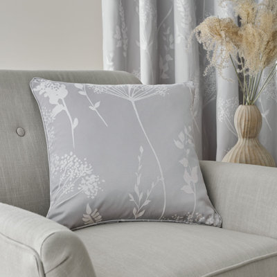 Meadowsweet Floral Jacquard Cushion