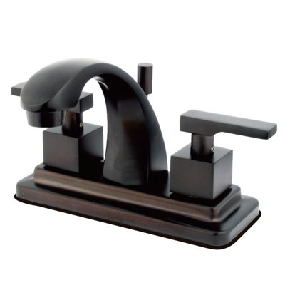 Executive Centerset Bathroom Faucet with Drain Assembly