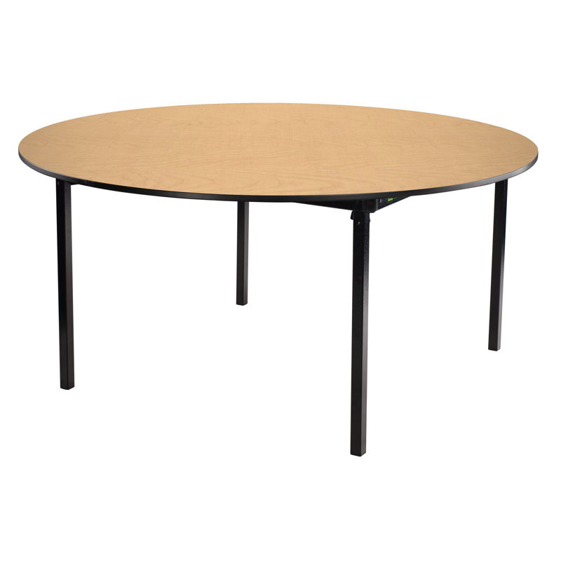 Table de banquet circulaire pliante, Érable fusion, H 29 po x l 48 po x P 48 po