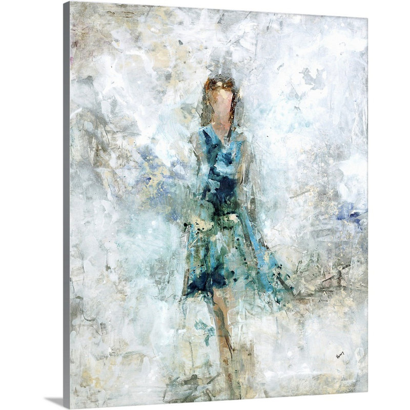 « high mode saison », peinture sur toile, H 14 po x l 11 po x p 1,25 po, Toile tendue