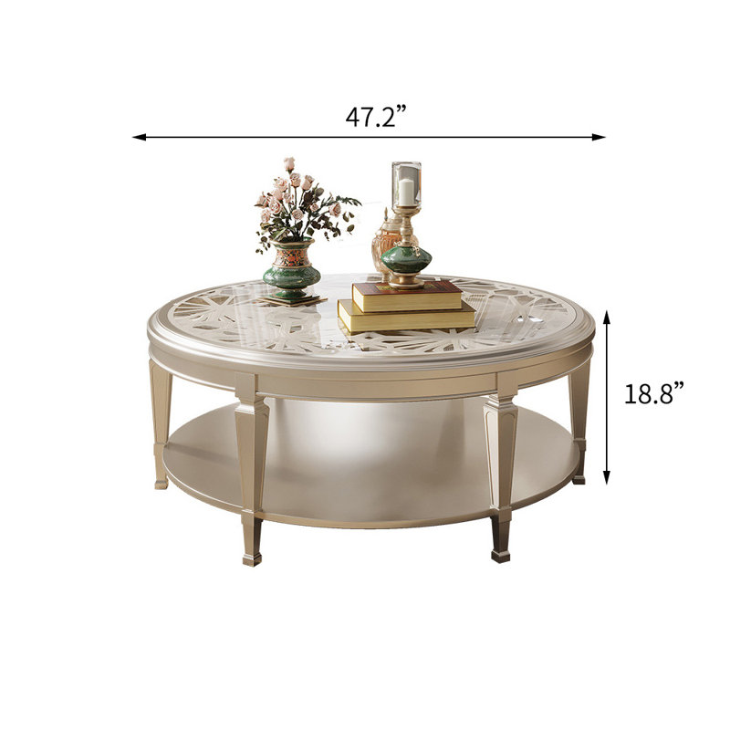 Table basse simple ronde européenne