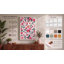 Pink Blooms Pattern Botanical - Wrapped Canvas-1200650181-1200650186